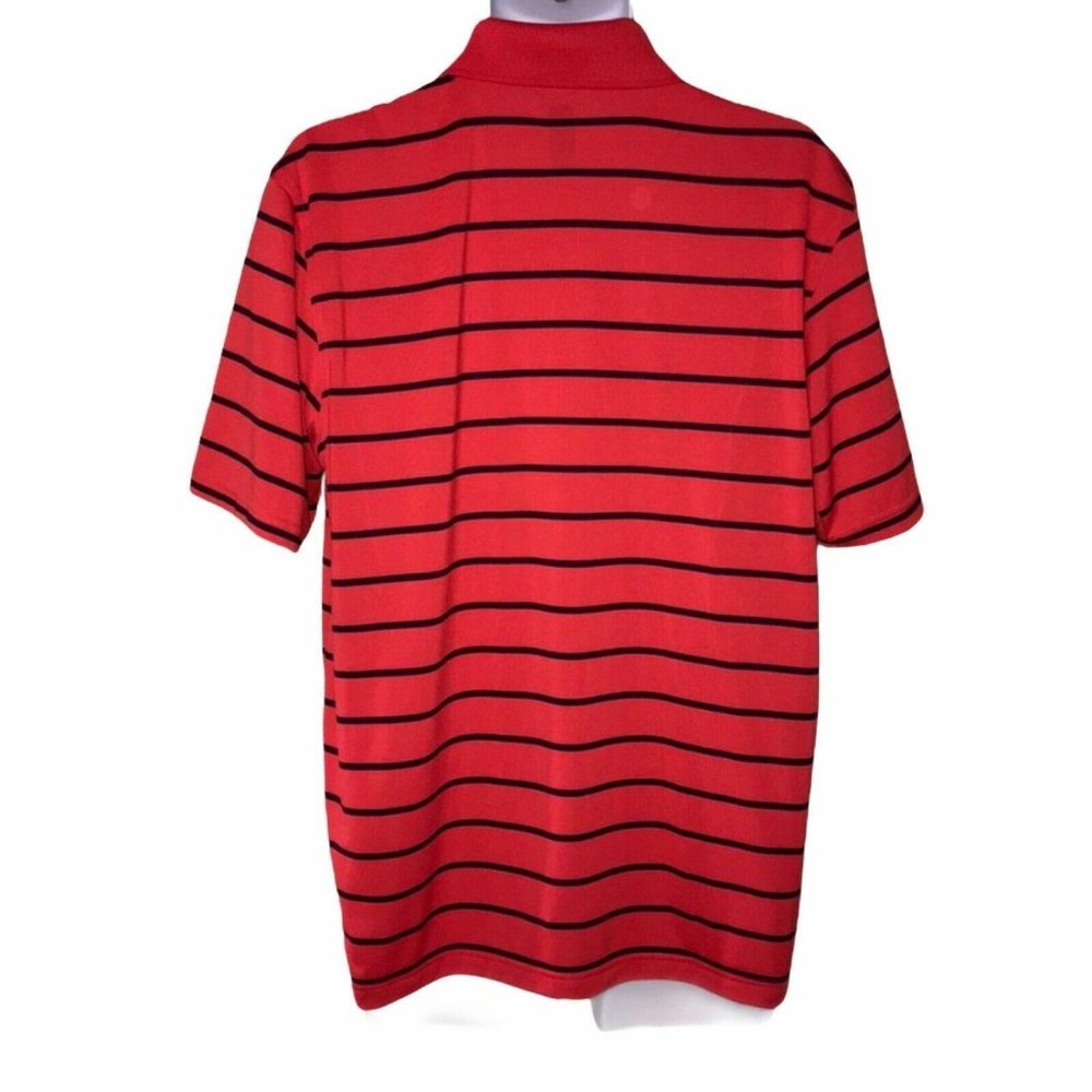 PGA Tour Airflux Red Athletic Golf Polo Shirt L - Picture 6 of 8